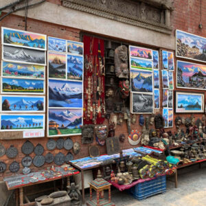Nepál, Katmandu, a Himalája festmények forrása