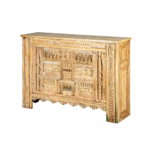 Vintage space divider cabinet | Console table | Reclaimed teak furniture