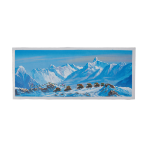 Himalaya canvas painting from Nepal