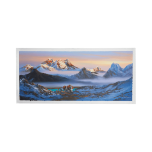 Himalaya canvas painting from Nepal #3